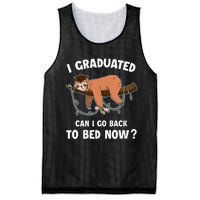 I Graduated Can I Go Back To Bed Now Funny 2024 Graduation Mesh Reversible Basketball Jersey Tank