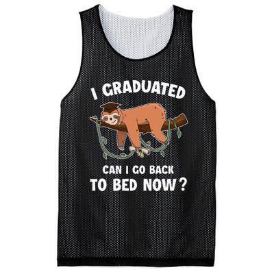 I Graduated Can I Go Back To Bed Now Funny 2024 Graduation Mesh Reversible Basketball Jersey Tank