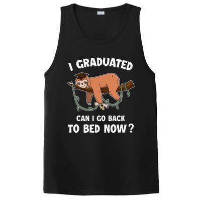 I Graduated Can I Go Back To Bed Now Funny 2024 Graduation PosiCharge Competitor Tank