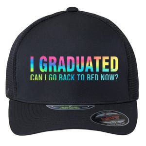 I Graduated Can I Go Back To Bed Now Graduation Student Flexfit Unipanel Trucker Cap