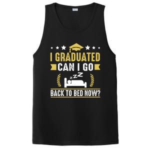 I Graduated Can I Go Back To Bed Now? High School Graduate PosiCharge Competitor Tank