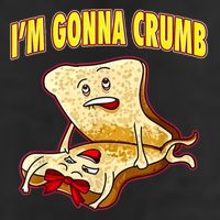 IM Gonna Crumb Adults Sandwich Funny Saying Adult Drive Performance Visor