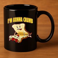 IM Gonna Crumb Adults Sandwich Funny Saying 11oz C Handle Ceramic Mug
