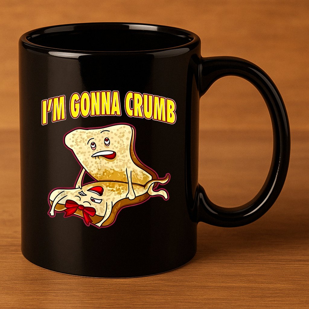 IM Gonna Crumb Adults Sandwich Funny Saying 11oz C Handle Ceramic Mug