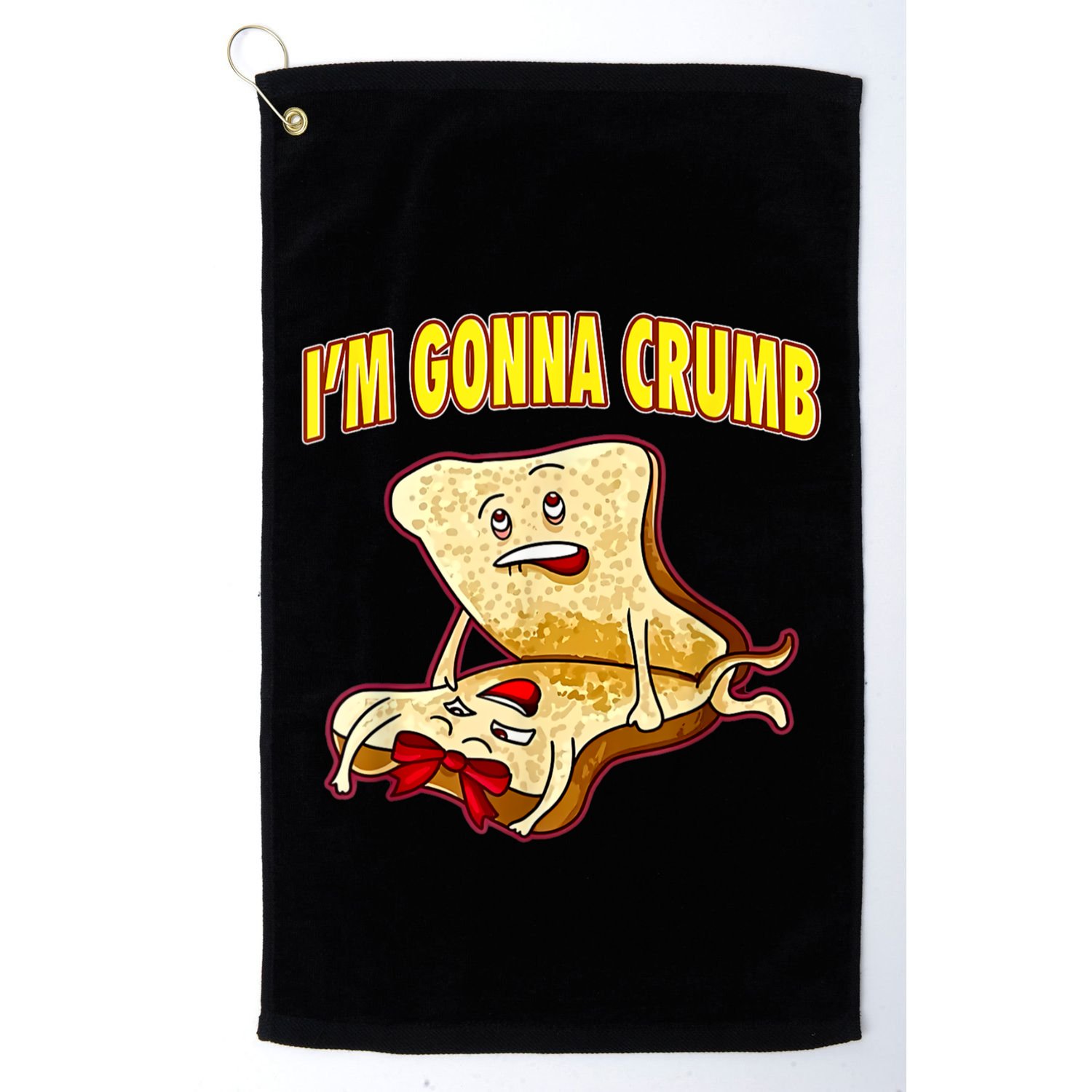 IM Gonna Crumb Adults Sandwich Funny Saying Golf Towel