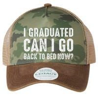 I Graduated Can I Go Back To Bed Now Graduation Legacy Tie Dye Trucker Hat