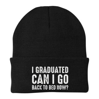 I Graduated Can I Go Back To Bed Now Graduation Beanie