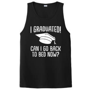 I Graduated Can I Go Back To Bed Now? Graduation Humor PosiCharge Competitor Tank