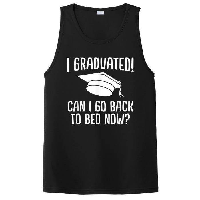 I Graduated Can I Go Back To Bed Now? Graduation Humor PosiCharge Competitor Tank