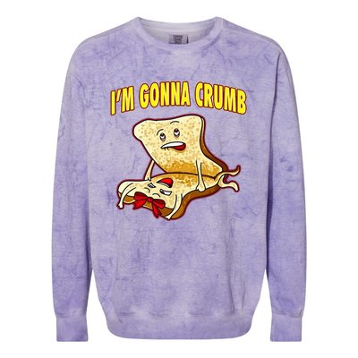 IM Gonna Crumb Adults Sandwich Funny Saying Colorblast Crewneck Sweatshirt