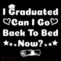 I Graduated Can I Go Back To Bed Now Funny Flexfit Unipanel Trucker Cap