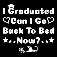 I Graduated Can I Go Back To Bed Now Funny Impact Tech Backpack