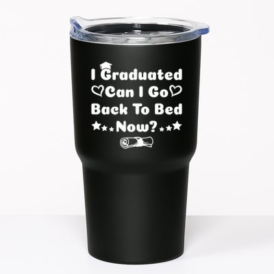 I Graduated Can I Go Back To Bed Now Funny Tumbler