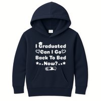 I Graduated Can I Go Back To Bed Now Funny Kids Hoodie