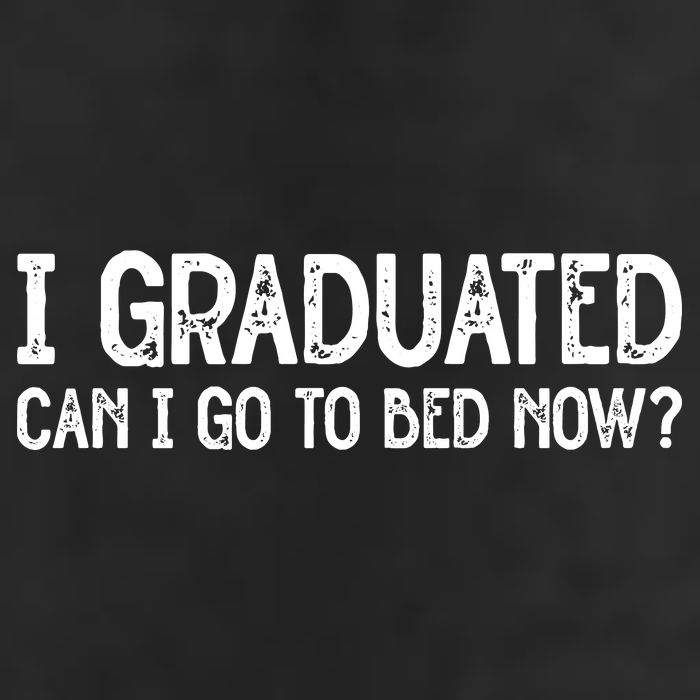 I Graduated Can I Go Back To Bed Now Graduation Cool Comfort Performance Bucket Hat