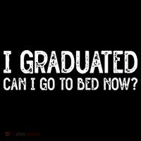I Graduated Can I Go Back To Bed Now Graduation Flexfit Unipanel Trucker Cap