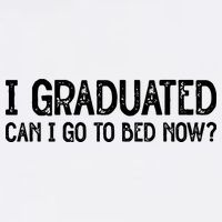 I Graduated Can I Go Back To Bed Now Graduation Garment-Dyed Sweatshirt