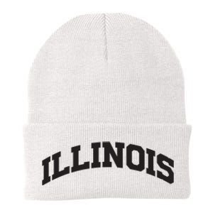 Illinois Gift College University Text Sports Design Knit Cap Winter Beanie