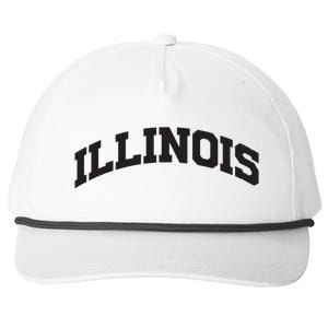 Illinois Gift College University Text Sports Design Snapback Five-Panel Rope Hat