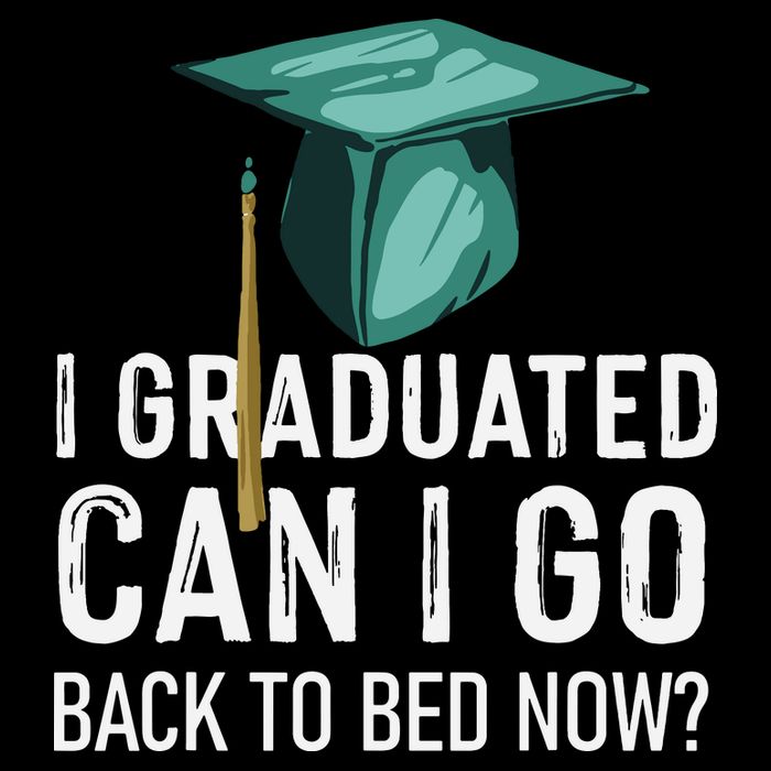 I Graduated Can I Go Back To Bed Now Funny Graduation City Backpack