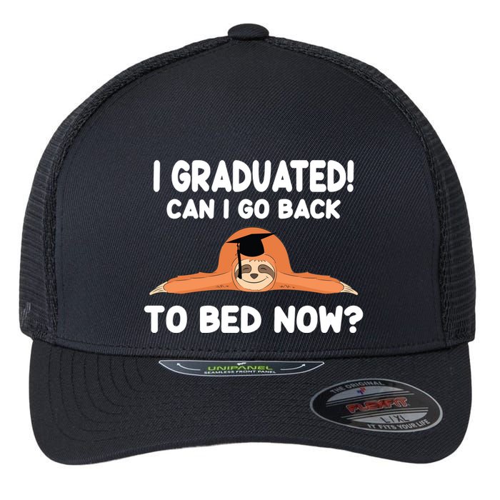 I Graduated Can I Go Back To T Flexfit Unipanel Trucker Cap