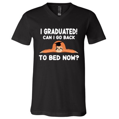 I Graduated Can I Go Back To T V-Neck T-Shirt