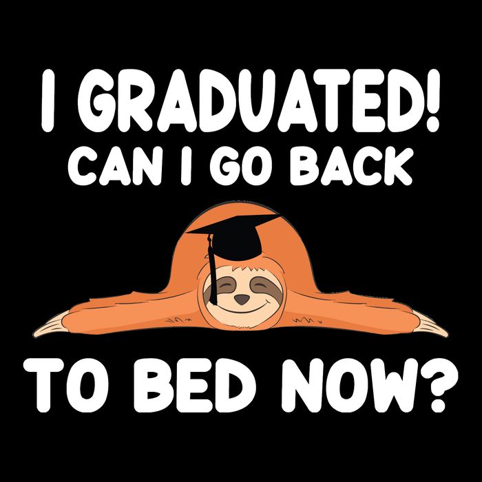 I Graduated Can I Go Back To T Drawstring Bag