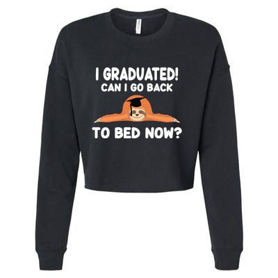 I Graduated Can I Go Back To T Cropped Pullover Crew