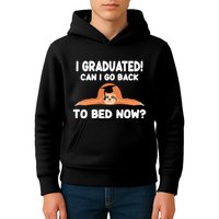 I Graduated Can I Go Back To T Kids Hoodie