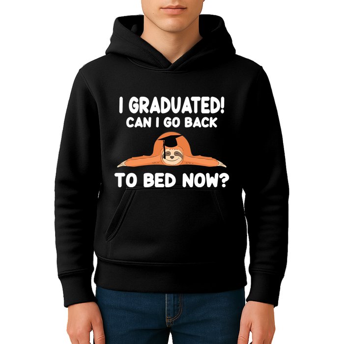 I Graduated Can I Go Back To T Kids Hoodie
