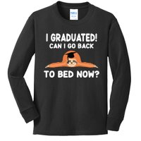 I Graduated Can I Go Back To T Kids Long Sleeve Shirt