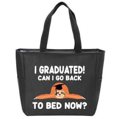 I Graduated Can I Go Back To T Zip Tote Bag