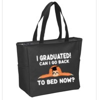 I Graduated Can I Go Back To T Zip Tote Bag