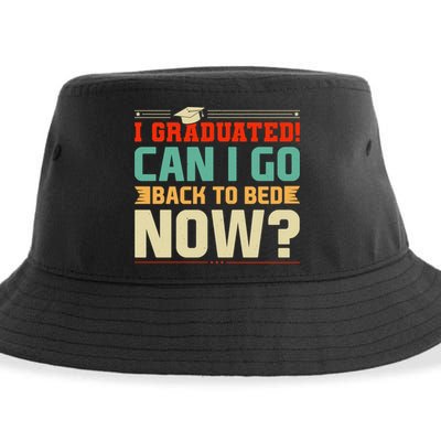 I Graduated! Can I Go Back To Bed Now Sustainable Bucket Hat