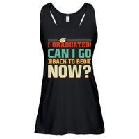 I Graduated! Can I Go Back To Bed Now Ladies Essential Flowy Tank
