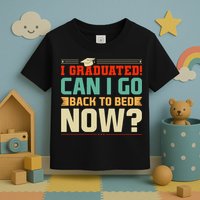 I Graduated! Can I Go Back To Bed Now Toddler T-Shirt