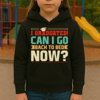 I Graduated! Can I Go Back To Bed Now Kids Hoodie