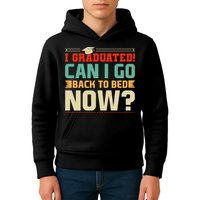 I Graduated! Can I Go Back To Bed Now Kids Hoodie