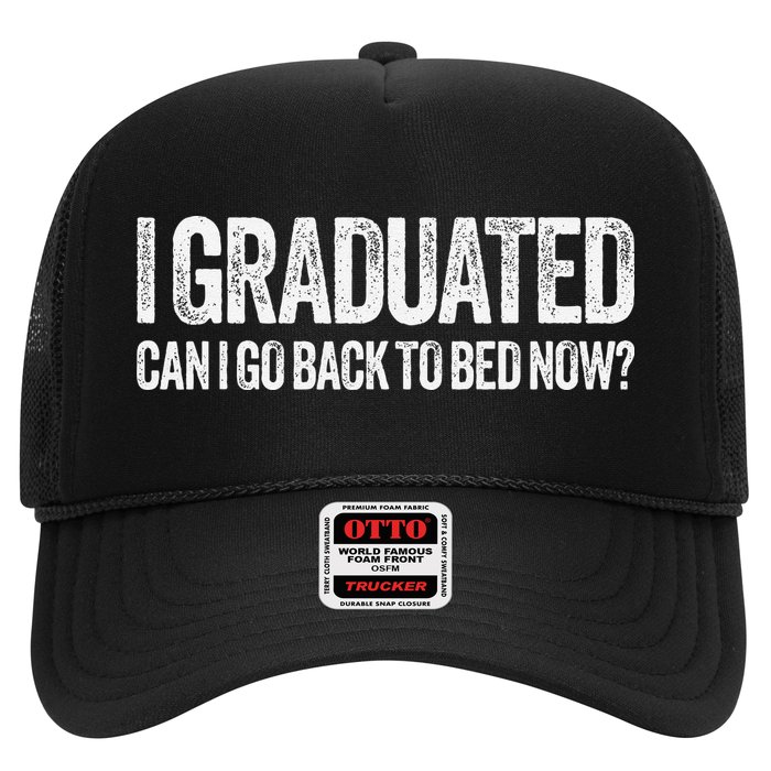 I Graduated Can I Go Back To Bed Now Graduation Hat