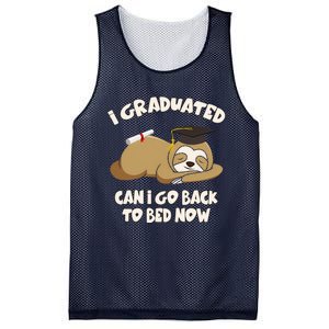 I Graduated Can I Go Back To Bed Now Graduation Mesh Reversible Basketball Jersey Tank