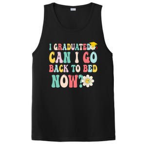 I Graduated Can I Go Back To Bed Now Funny Graduation Gift PosiCharge Competitor Tank