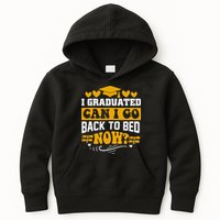 I Graduated Can I Go Back To Bed Now Kids Hoodie