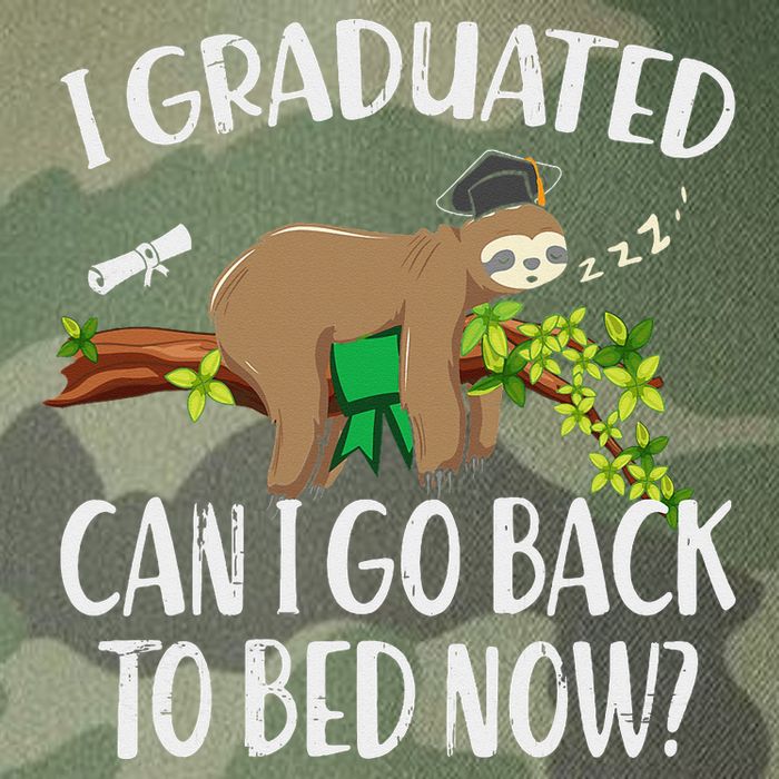 I Graduated Can I Go Back To Bed Now Graduation Legacy Tie Dye Trucker Hat