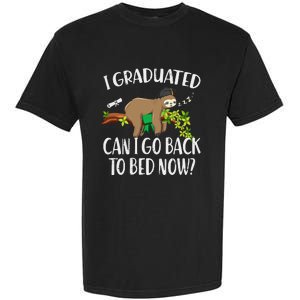 I Graduated Can I Go Back To Bed Now Graduation Garment-Dyed Heavyweight T-Shirt