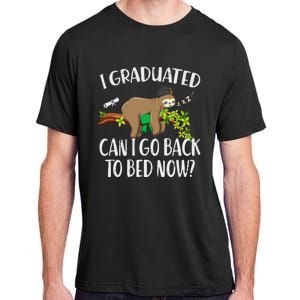 I Graduated Can I Go Back To Bed Now Graduation Adult ChromaSoft Performance T-Shirt