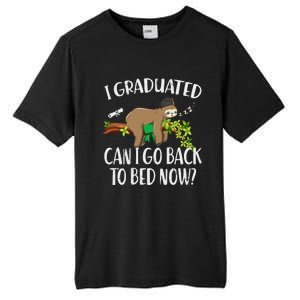 I Graduated Can I Go Back To Bed Now Graduation Tall Fusion ChromaSoft Performance T-Shirt