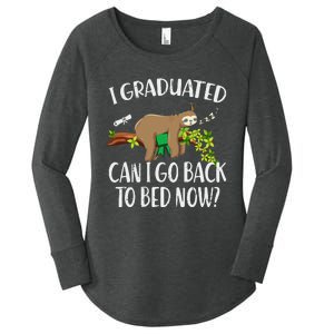 I Graduated Can I Go Back To Bed Now Graduation Women's Perfect Tri Tunic Long Sleeve Shirt