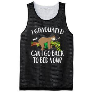 I Graduated Can I Go Back To Bed Now Graduation Mesh Reversible Basketball Jersey Tank