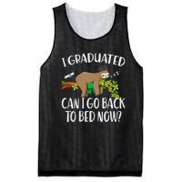 I Graduated Can I Go Back To Bed Now Graduation Mesh Reversible Basketball Jersey Tank