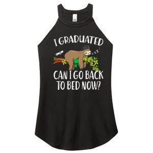 I Graduated Can I Go Back To Bed Now Graduation Women's Perfect Tri Rocker Tank